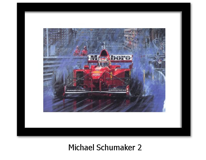 Michael Schumaker Framed Art Print